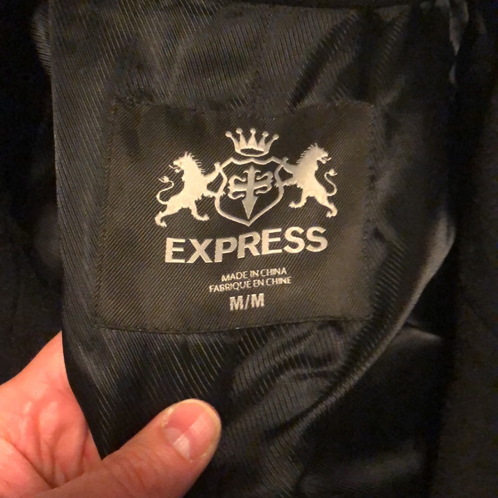 Express mens military Style coat size medium. - Picture 3 of 10